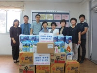 구미시사회복지행정연구회, 사회복지시설 후원물품 전달