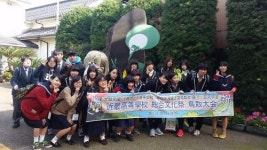 강원애니고, 일본 긴키고등학교종합문회제 참가