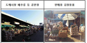 인천시, 도매시장 김장재료 구매..잔류농약 검사 적합