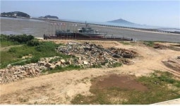 옹진군, 연평 매립지 쉼터조성사업 2단계 조성 완료