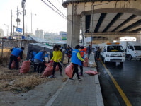 인천 부평구, 삼산농산물 시장 주변 새봄맞이 대청소 실시