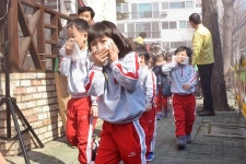 부산 사상구, 유치원서 합동 화재 대피 훈련 실시