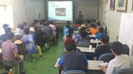 수원시 시민농업대학 귀농귀촌과 학생 현장 견학 나서