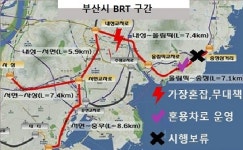 서병수 부산시장 3차로 BRT 시행...도마 위에