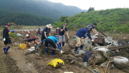 구로구, 괴산군 수해복구 현장서 구슬땀