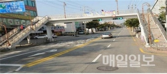평택시, 지장초교 사거리 보도육교 철거 보행환경 개선