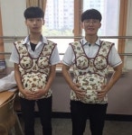 수원시 효원고 학생들, 임신부 체험 나서