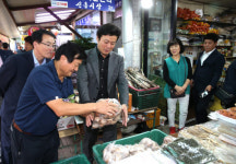 김만수 부천시장 추석 장보기, 전통시장서 부탁드려요