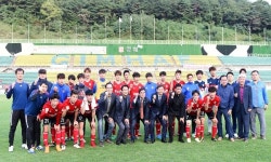 김해시청축구단 챔피언 결정전 우승으로 마무리 한다