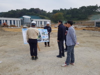 김명원 영광부군수, 홍농 테마식물원 방문