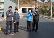 박은경 안산시의회 의원, 단원구 선삼로 공사현장 방문…보행환경 개선 논의