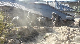 50사단, 장병 300여명 투입해 지진 피해 복구 지원