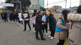 김규선 연천군수, 수능일 아침 수험생 격려