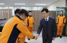 김진흥 경기도 행정2부지사, 연천소방서 방문