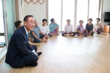 장세용 구미시장, 무더위 쉼터 어르신들 격려