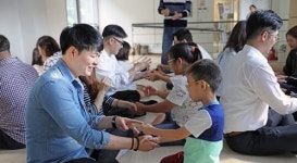 [대한민국이 좋다] 롯데정보, 샤롯데 봉사단 지역아동복지센터 찾아