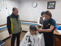 여수시 참사랑 나눔회, 관내 요양원 어르신 이·미용 봉사