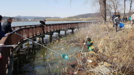 화성시, 세계 물의 날 기념 보통리저수지 정화활동 펼쳐