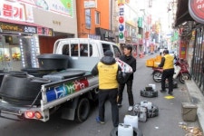 부천시, 부천대학로 주변 불법유동광고물 단속 실시