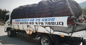 강원 동해안 산불 한우농가 피해지원에 온정의 손길 이어져
