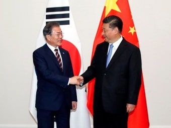 시진핑, 한중정상회담서 