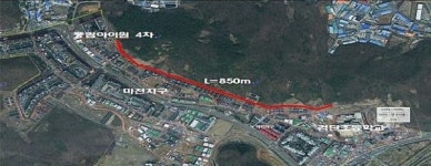 인천 서구, 마전지구 경계사면 측구 정비공사 시행