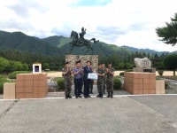 [대한민국이 좋다] WS코퍼레이션·권대중 명지대 교수, 을지부대에 위문품 전달