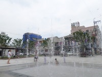 광양시, 무더위 피서지 도시공원 내 분수 본격 가동