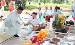 마포구, 밤섬실향민 고향방문 행사 열려…옛 삶의 터전 향수 달래