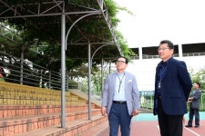 이용범 인천시의회 의장, 학교시설 안전강화 위한 현장점검 나서