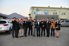 박윤국 포천시장, 필터 수출기업 (주)준흥필터 방문