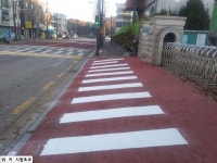안산상록경찰서, 교문 앞 횡단보도 설치로 스쿨존 안전 강화