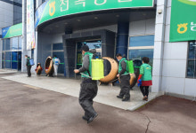 [포토뉴스] 연천군 새마을회, 코로나19 확산방지 일제방역실시