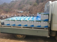 화천군 동촌2리, 대구의료원에 국유임산물 고로쇠수액 50BOX 기부