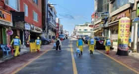 연천군지역자율 방재단, 코로나19 확산방지 방역 활동 나서