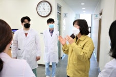 김현숙 새만금청장 힘내세요! 선유도 보건지소