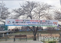 서산시, 해미천 벚꽃길 진·출입로 통제