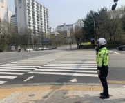 분당경찰서, 보행자·이륜차 등 법규위반행위 집중단속