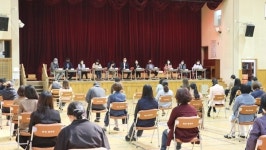 구미 옥계동부초, 등교 개학 대비 감염병 모의훈련