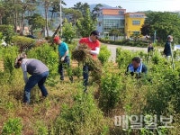 충서로타리클럽, 온석동 무궁화동산 환경정화 활동 펼쳐