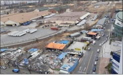 인천시, 장고개도로 사업구간 내 불법건축물 행정대집행 추진