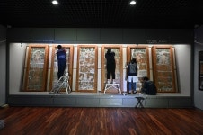 문화재청, 국내 현존 최고(最古) 국보 제46호 영주 부석사 조사당 벽화 보존처리 시작