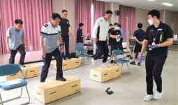 완도해경, 2020 경찰관 체력검정 실시