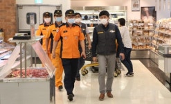 수원남부소방서, 폭염 대비 이마트 서수원점 안전컨설팅 진행