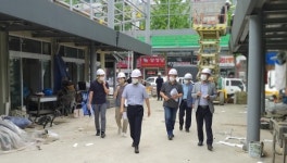 수원시, 권선종합시장 시설환경 개선 사전준공검사 진행