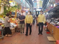 강성천 중기부 차관, 대전 태평전통시장 방문해 수해피해 복구상황 점검