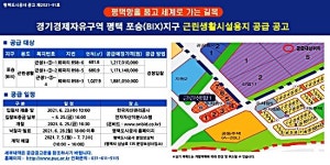 경기경제자유구역 평택 포승(BIX)지구 근린생활시설용지 공급