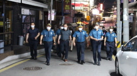 연천경찰서, 연천군청 합동 중앙로 일대 방역수칙 특별점검 실시