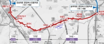 강남대로~송파대로 잇는 헌릉로 중앙버스전용차로 6월 착공