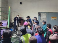 서울 중구, 자원재활용처리장 소방 훈련 실시